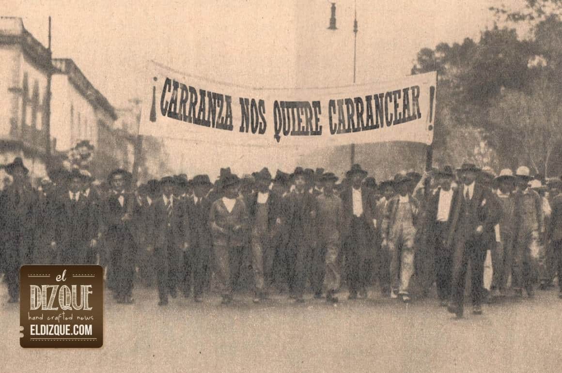 Los obreros piden al presidente Carranza que se promulgue hasta mañana la Constitución 1 Los obreros piden al presidente Carranza que se promulgue hasta mañana la Constitución 1