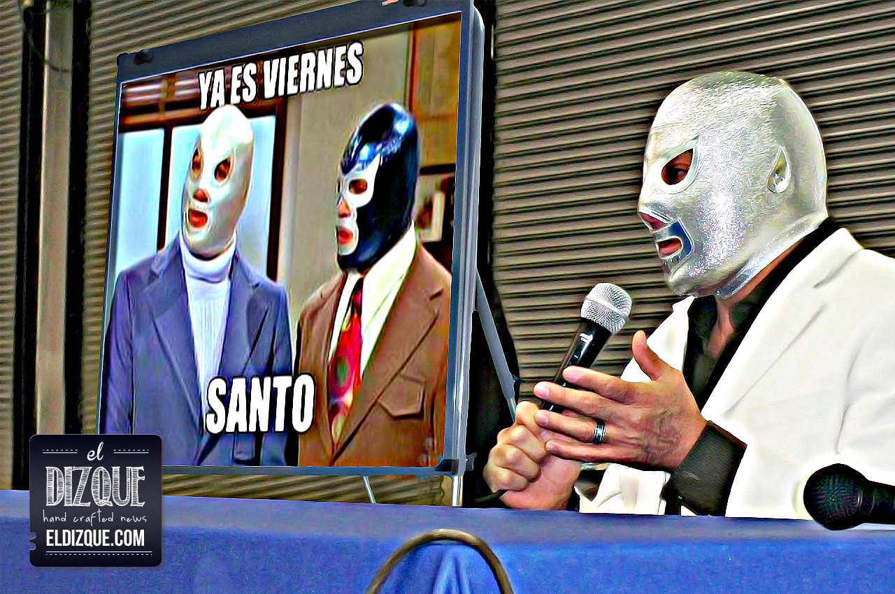 Hijo del Santo demandará a los que hagan memes de "Ya es viernes, Santo" 1 Hijo del Santo demandará a los que hagan memes de "Ya es viernes, Santo" 1