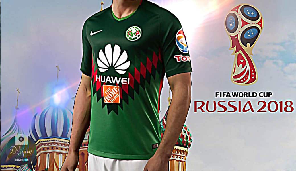 La camiseta verde del América será la oficial de la Selección Mexicana en Rusia 1 La camiseta verde del América será la oficial de la Selección Mexicana en Rusia 1