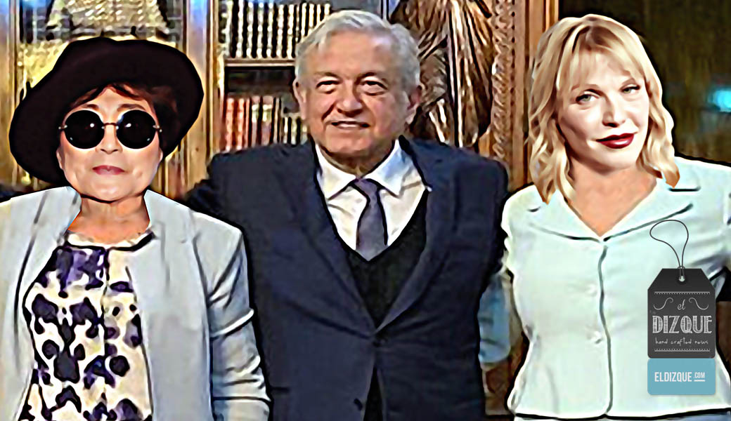 Yoko Ono y Courtney Love combatirán el crimen organizado en México 1 Yoko Ono y Courtney Love combatirán el crimen organizado en México 1