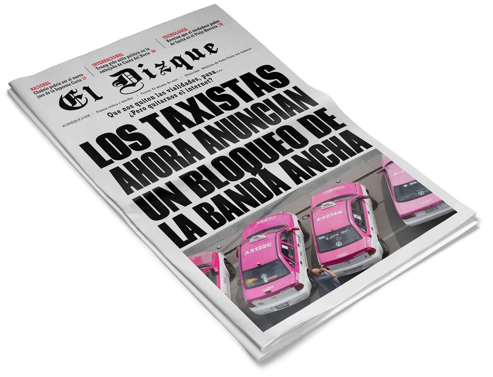 Internet en peligro: Taxistas ahora anuncian un bloqueo de la banda ancha 1 Bloqueo de taxistas