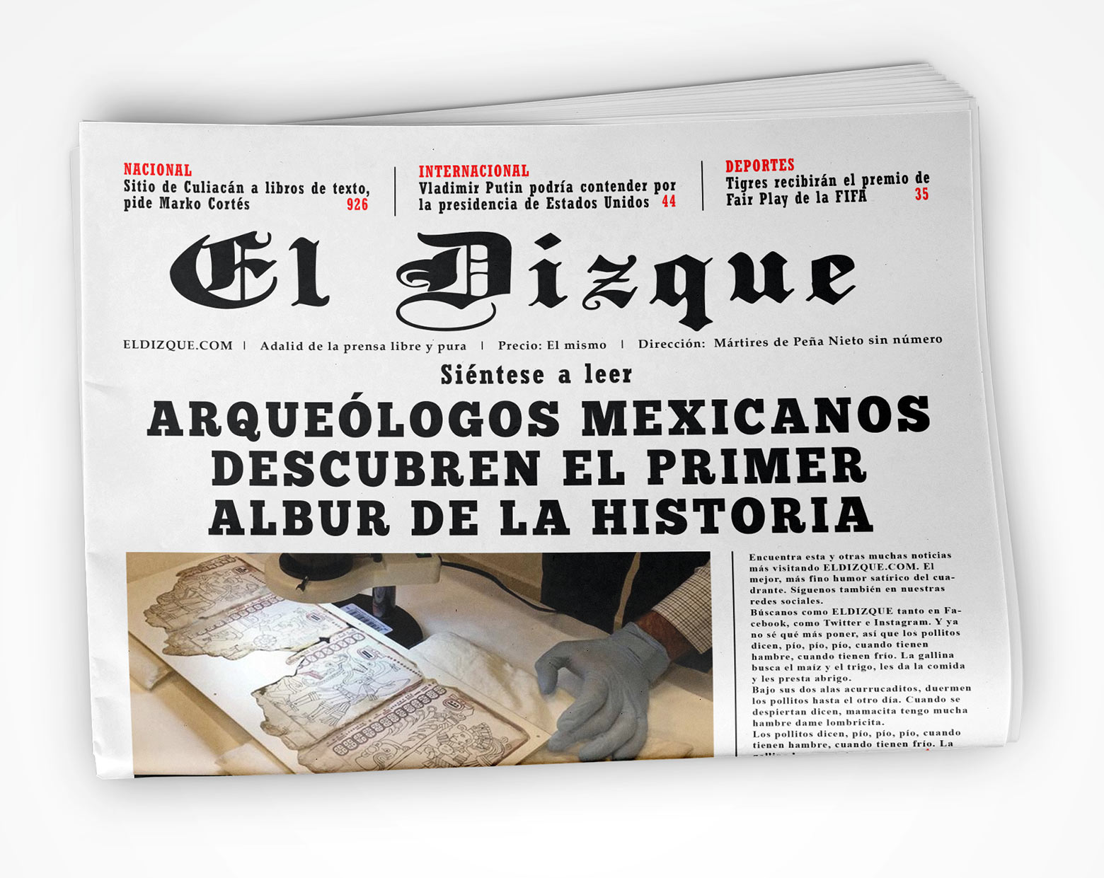 Arqueólogos descubren el primer albur de la historia 1 Primer albur de la historia