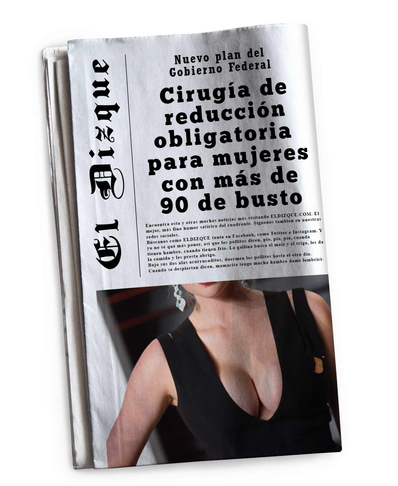 Cirugía de reducción obligatoria para mujeres con más de 90 de busto: Gobierno 1 Cirugía de reducción