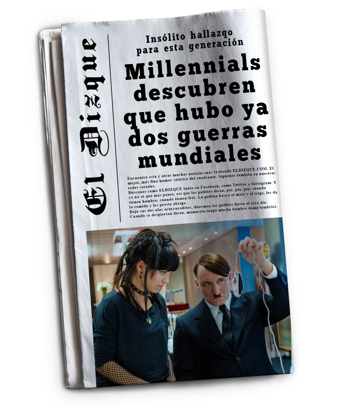 Millennials descubren que hubo ya dos guerras mundiales