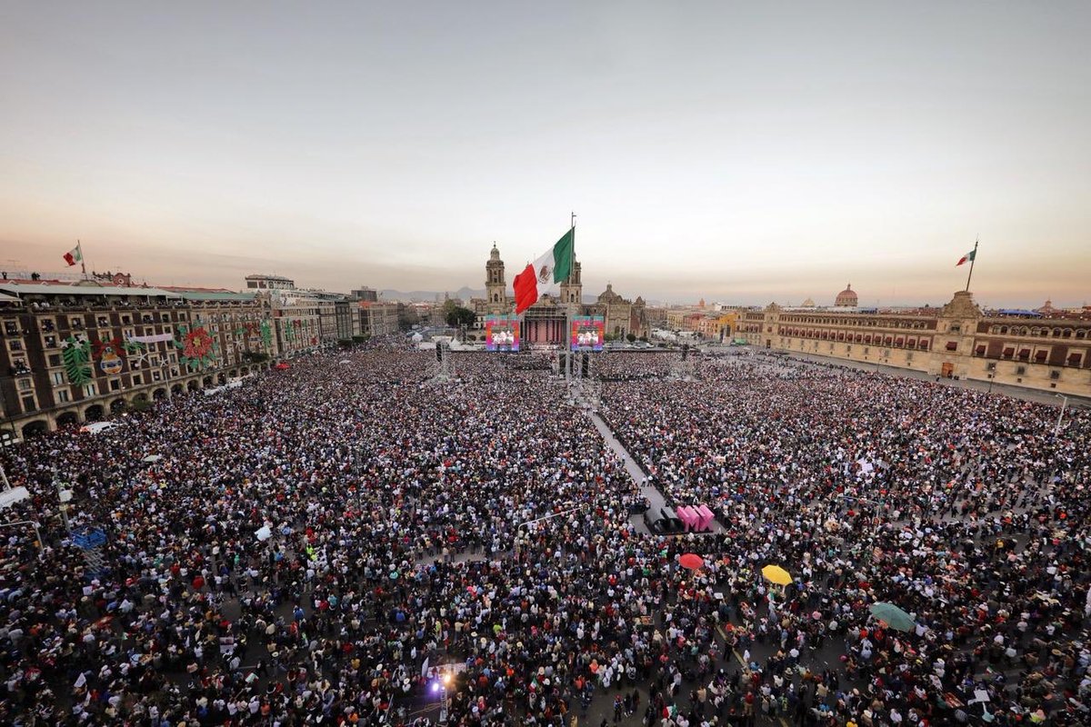 Para concientizar sobre el coronavirus, reunión masiva en el Zócalo