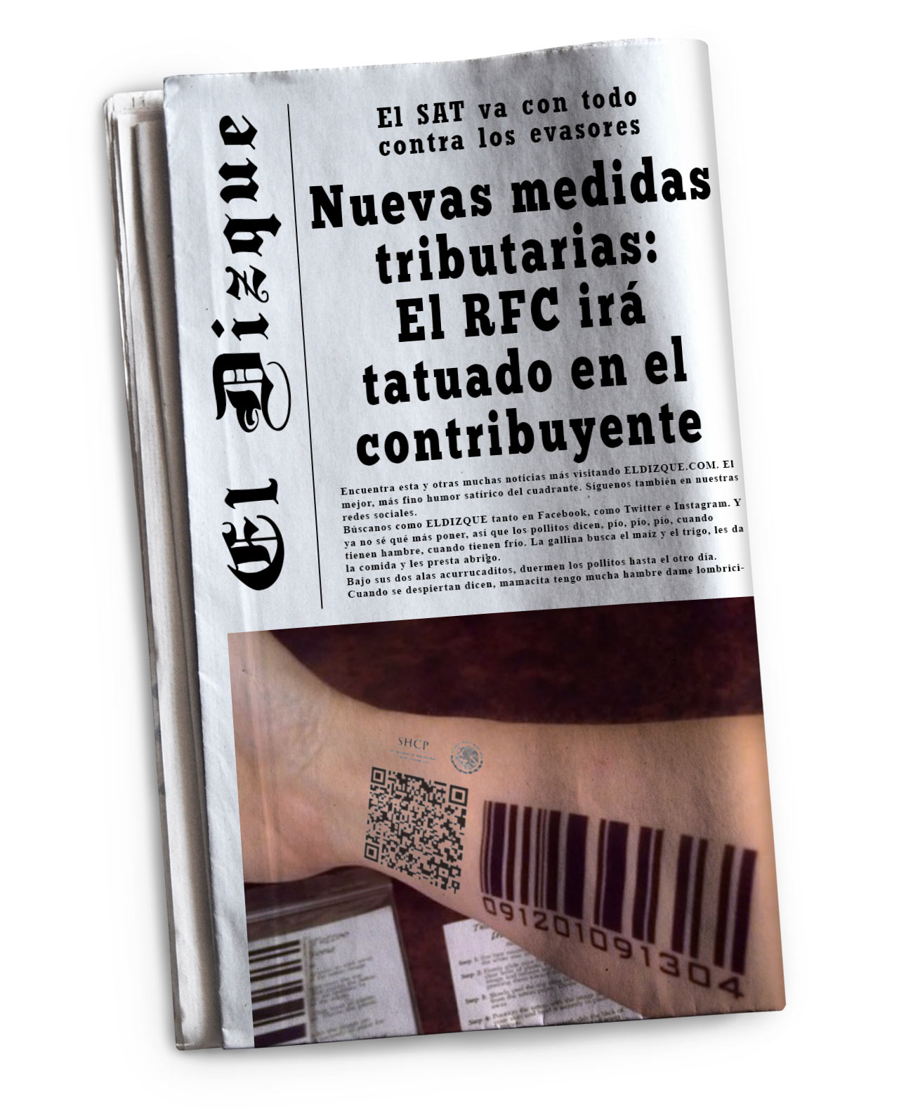 Nuevas medidas tributarias: El RFC irá tatuado en el contribuyente 1 Nuevas medidas tributarias: El RFC irá tatuado en el contribuyente
