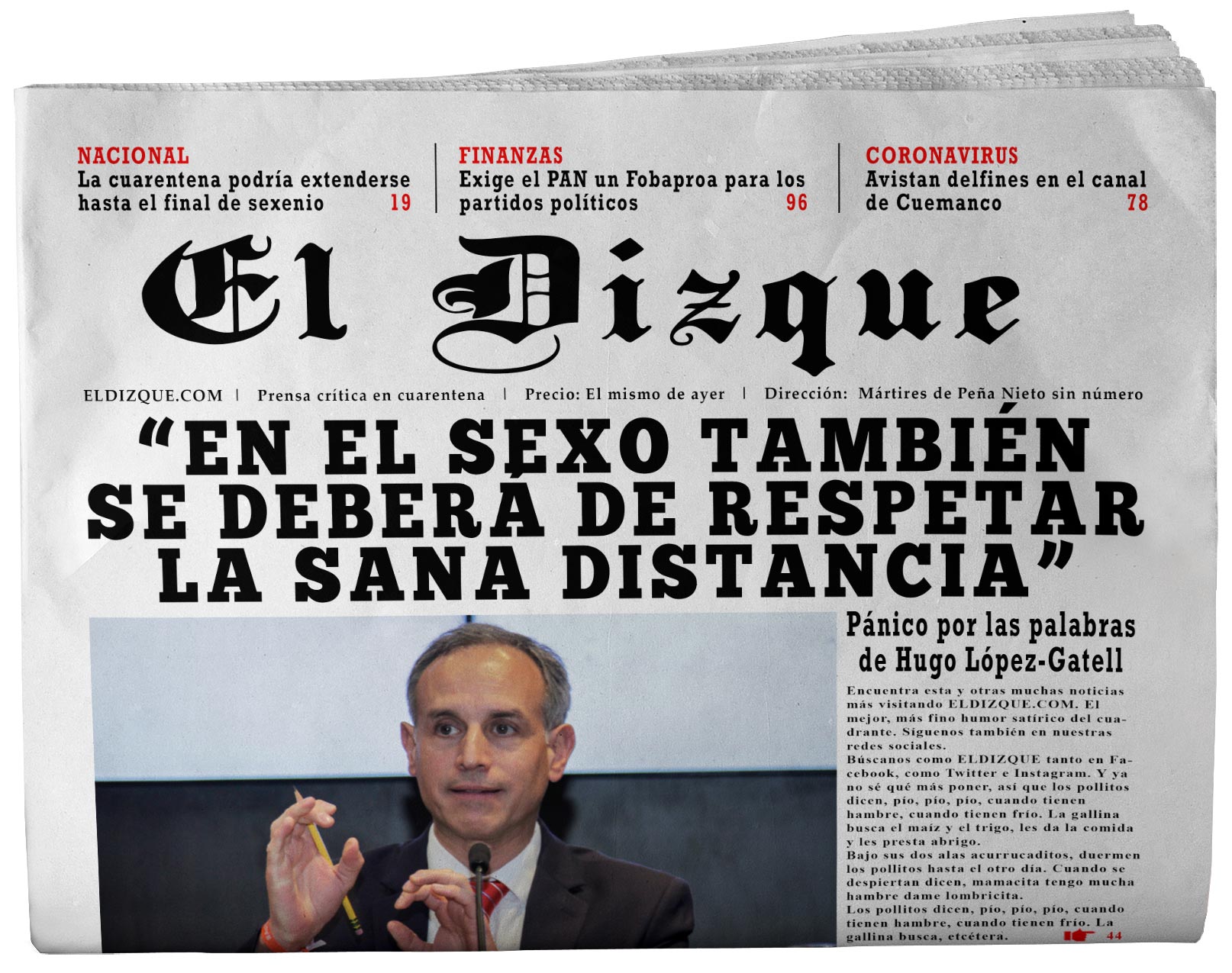 Sana distancia en el sexo, nueva medida contra el covid-19